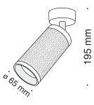 Adjustable ceiling lamps - spots - Maytoni Focus Design Ceiling Lamp 1xGU10 10W Black C034CL-01B. - product 7