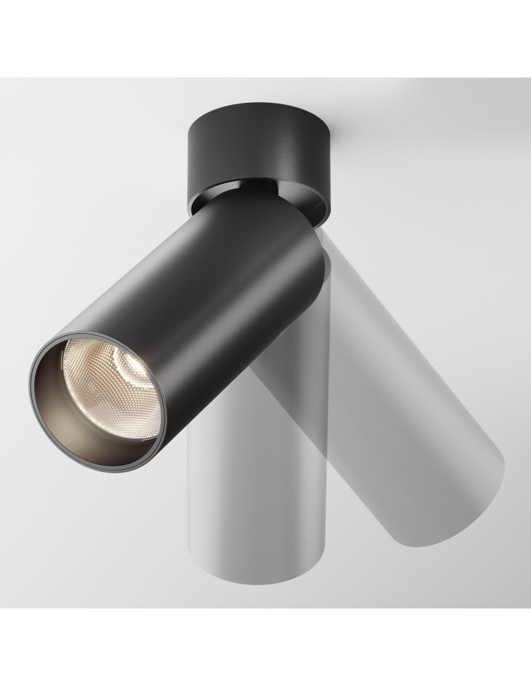 Adjustable ceiling lamps - spots - Maytoni FOCUS LED Ceiling Lamp 12W 900lm 3000K Black C055CL-L12B3K-W-B. - product kolory-swiatla.pl 6