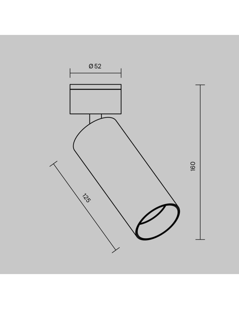Adjustable ceiling lamps - spots - Maytoni FOCUS LED Ceiling Lamp 12W 900lm 3000K Black C055CL-L12B3K-W-D-B. - product kolory-swiatla.pl 7