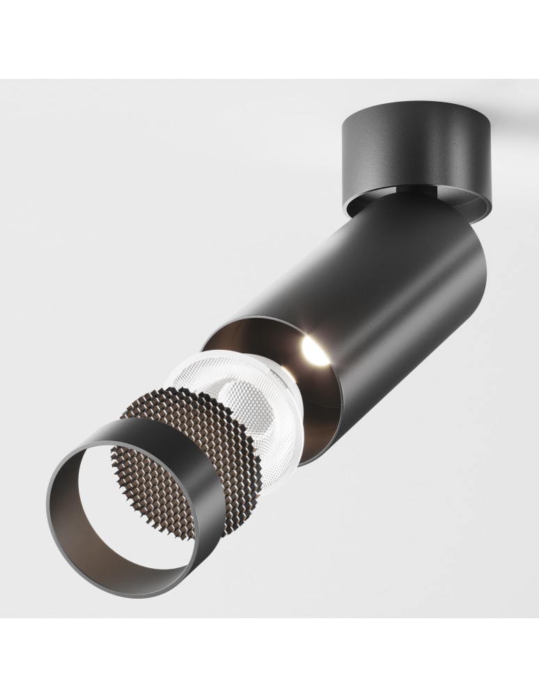 Adjustable ceiling lamps - spots - Maytoni FOCUS LED Ceiling Lamp 12W 900lm 4000K Black C055CL-L12B4K-W-B. - product kolory-swiatla.pl 5