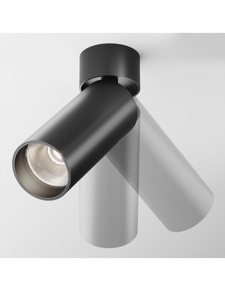 Adjustable ceiling lamps - spots - Maytoni FOCUS LED Ceiling Lamp 12W 900lm 4000K Black C055CL-L12B4K-W-B. - product kolory-swiatla.pl 6
