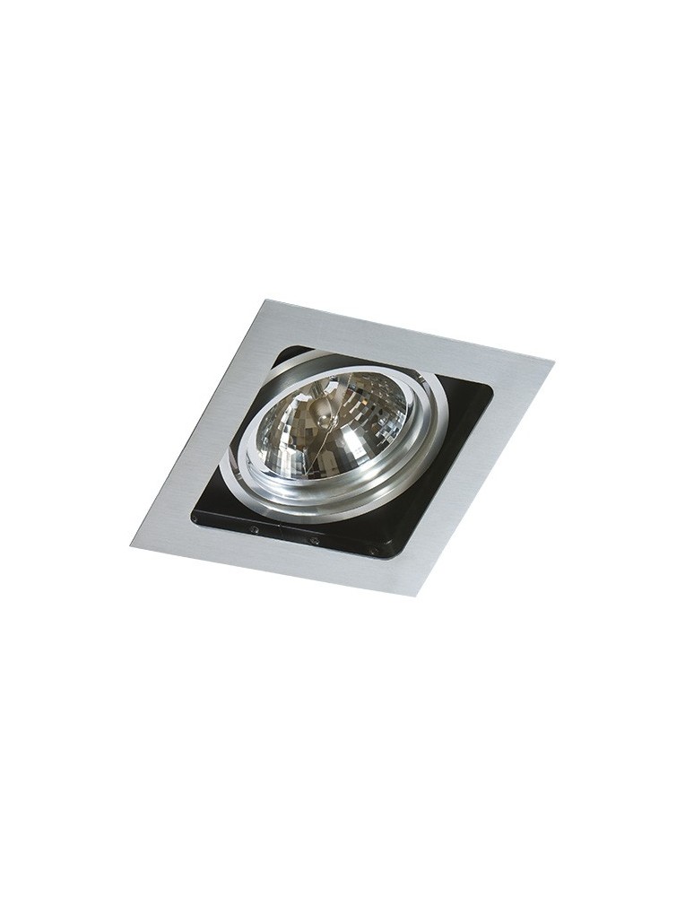 Flush-mounted directional lights - Azzardo SISTO 1 ALUMINIUM 1xES111 Recessed Aluminum AZ0793 - product kolory-swiatla.pl 1