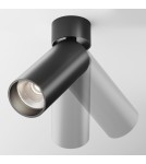 Adjustable ceiling lamps - spots - Maytoni FOCUS LED Ceiling Lamp 12W 900lm 4000K Black C055CL-L12B4K-W-D-B. - product 6