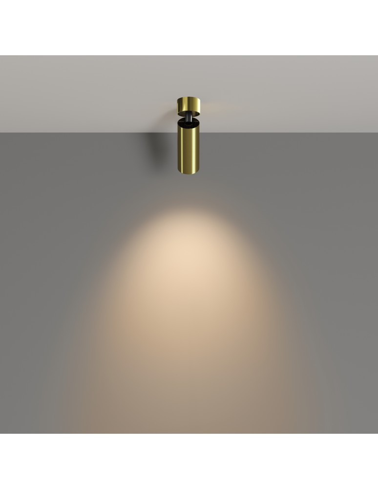 Adjustable ceiling lamps - spots - Maytoni FOCUS LED Ceiling Lamp 12W 900lm 3000K Brass C055CL-L12W3K-W-BS. - product kolory-swiatla.pl 3