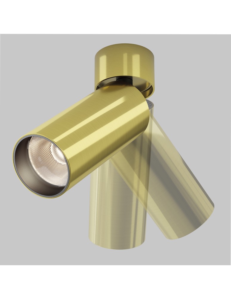 Adjustable ceiling lamps - spots - Maytoni FOCUS LED Ceiling Lamp 12W 900lm 3000K Brass C055CL-L12W3K-W-BS. - product kolory-swiatla.pl 5