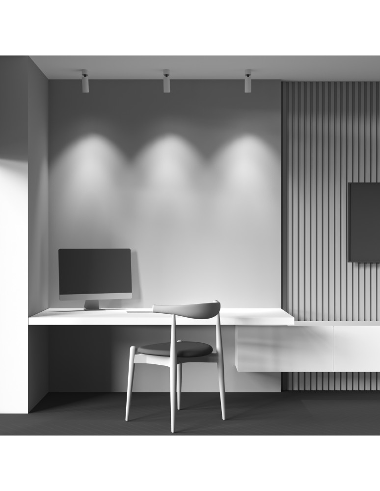 Adjustable ceiling lamps - spots - Maytoni FOCUS LED Ceiling Lamp 12W 900lm 3000K White C055CL-L12W3K-W-D-W. - product kolory-swiatla.pl 8