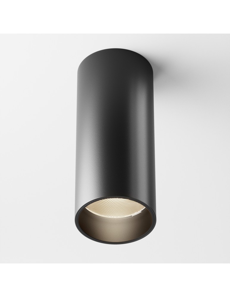 LED ceiling luminaires - Maytoni FOCUS LED Ceiling Lamp 12W 900lm 3000K Black C056CL-L12B3K-W-D-B. - product kolory-swiatla.pl 1