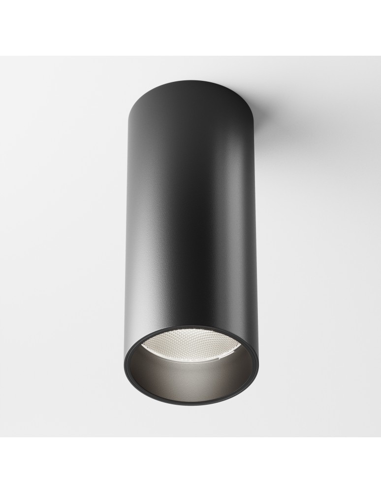 LED ceiling luminaires - Maytoni FOCUS LED Ceiling Lamp 12W 900lm 4000K Black C056CL-L12B4K-W-B. - product kolory-swiatla.pl 1