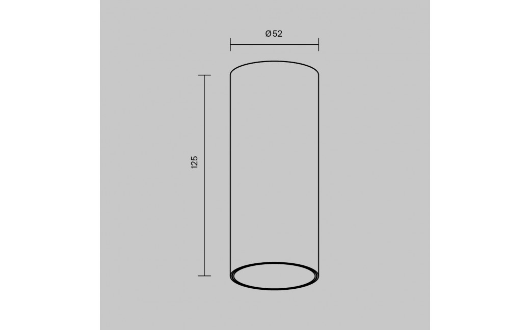 Maytoni FOCUS LED Lampa Sufitowa LED 12W 900lm 4000K Black C056CL-L12B4K-W-D-B