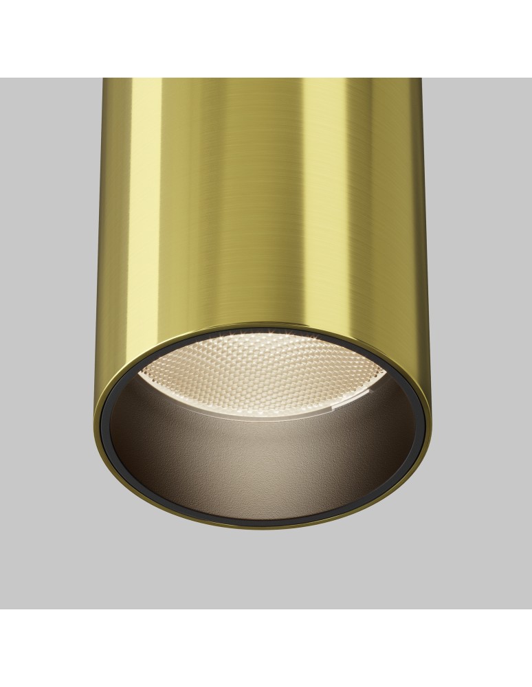 LED ceiling luminaires - Maytoni FOCUS LED Ceiling Lamp 12W 900lm 3000K Brass C056CL-L12W3K-W-BS. - product kolory-swiatla.pl 2