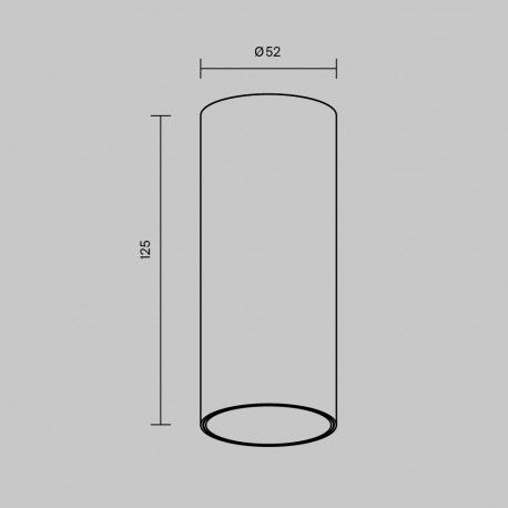 Maytoni FOCUS LED Lampa Sufitowa LED 12W 900lm 4000K Biały C056CL-L12W4K-W-D-W