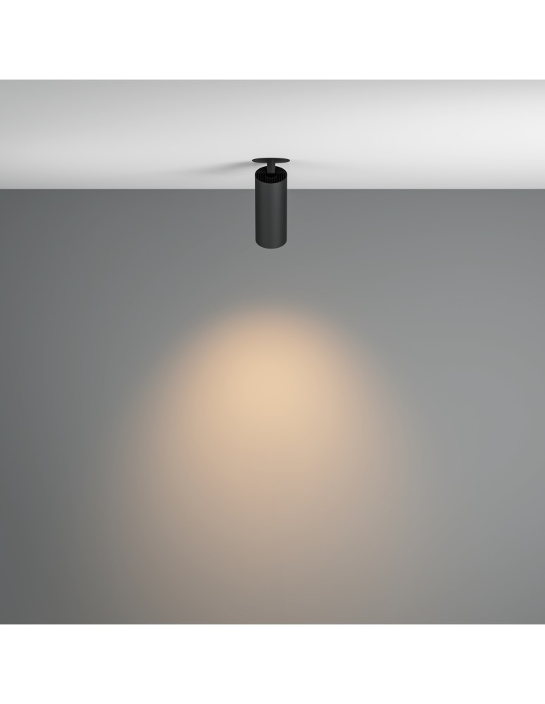 Recessed ceiling spotlights - Maytoni FOCUS LED Ceiling Lamp 12W 950lm 3000K Black C053CL-L12W3K-W-B. - product kolory-swiatla.pl 3