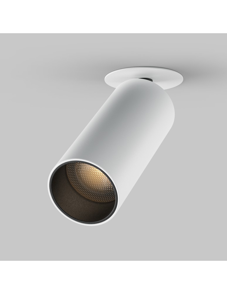 Recessed ceiling spotlights - Maytoni FOCUS LED Ceiling Lamp 12W 950lm 3000K White C053CL-L12W3K-W-W. - product kolory-swiatla.pl 4