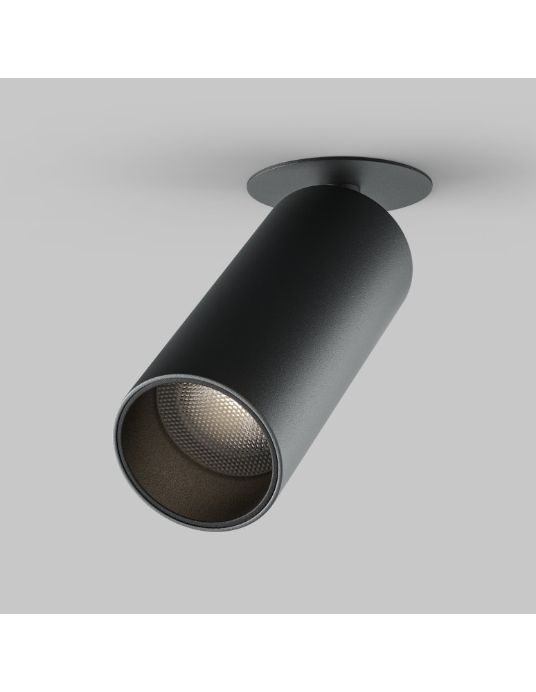 Recessed ceiling spotlights - Maytoni FOCUS LED Ceiling Lamp 12W 1020lm 4000K Black C053CL-L12W4K-W-B. - product kolory-swiatla.pl 4