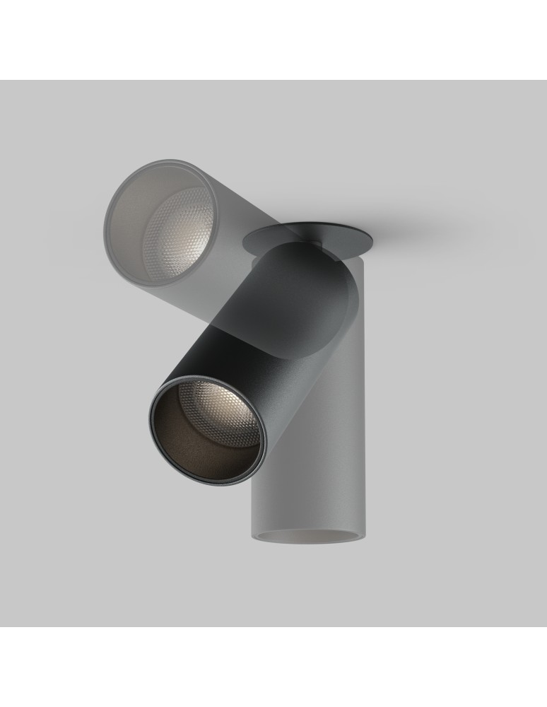 Recessed ceiling spotlights - Maytoni FOCUS LED Ceiling Lamp 12W 1020lm 4000K Black C053CL-L12W4K-W-B. - product kolory-swiatla.pl 5