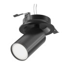 Recessed ceiling spotlights - Maytoni FOCUS S Ceiling Lamp 1xGU10 10W Black C048CL-U-1B. - product 1