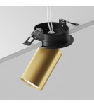 Recessed ceiling spotlights - Maytoni FOCUS S Ceiling Lamp 1xGU10 10W Black, Gold Matte C048CL-U-1BMG. - product 4