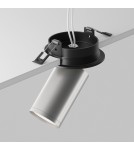 Recessed ceiling spotlights - Maytoni FOCUS S Ceiling Lamp 1xGU10 10W Black, Silver Matte C048CL-U-1BS. - product 4