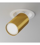Recessed ceiling spotlights - Maytoni FOCUS S Ceiling Lamp 1xGU10 10W White, Gold Matte C048CL-U-1WMG. - product 3