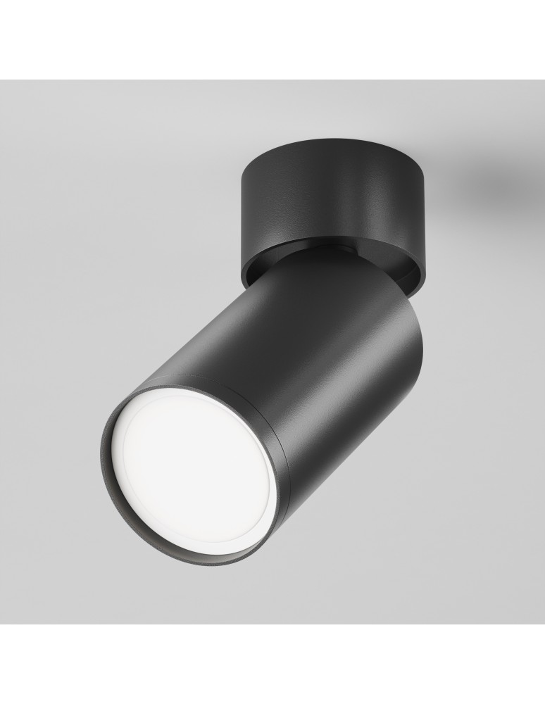 Adjustable ceiling lamps - spots - Maytoni FOCUS S Ceiling Lamp 1xGU10 10W Black C050CL-U-1B. - product kolory-swiatla.pl 3