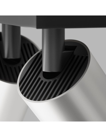 Maytoni FOCUS S Lampa Sufitowa 2xGU10 10W Czarny, Srebrny Mat C051CL-U-02BS - produkt 2