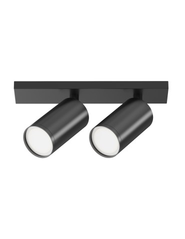 Maytoni FOCUS S Ceiling Lamp 2xGU10 10W Black C051CL-U-2B.