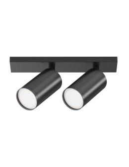 Maytoni FOCUS S Ceiling Lamp 2xGU10 10W Black C051CL-U-2B.
