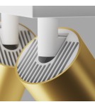 Adjustable ceiling lamps - spots - Maytoni FOCUS S Ceiling Lamp 2xGU10 10W White, Gold Matte C051CL-U-2WMG. - product 2