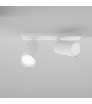 Adjustable ceiling lamps - spots - Maytoni FOCUS S Ceiling Lamp 2xGU10 10W White C051CL-U-2W. - product 5
