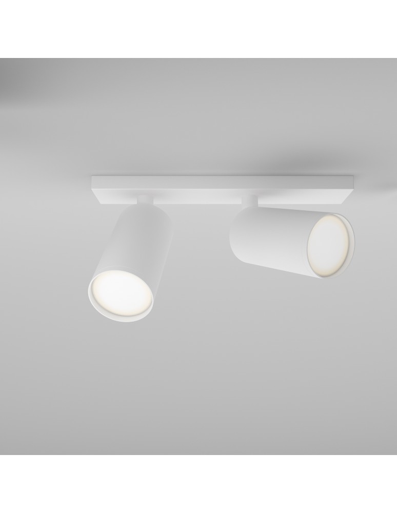 Adjustable ceiling lamps - spots - Maytoni FOCUS S Ceiling Lamp 2xGU10 10W White C051CL-U-2W. - product kolory-swiatla.pl 5