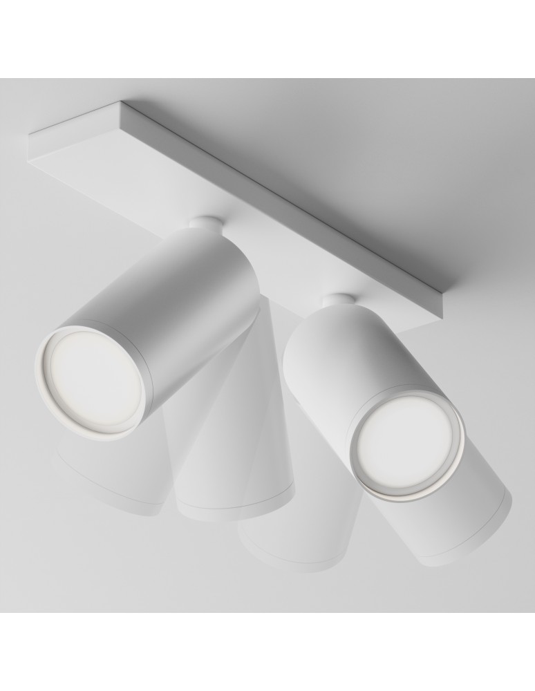Adjustable ceiling lamps - spots - Maytoni FOCUS S Ceiling Lamp 2xGU10 10W White C051CL-U-2W. - product kolory-swiatla.pl 6