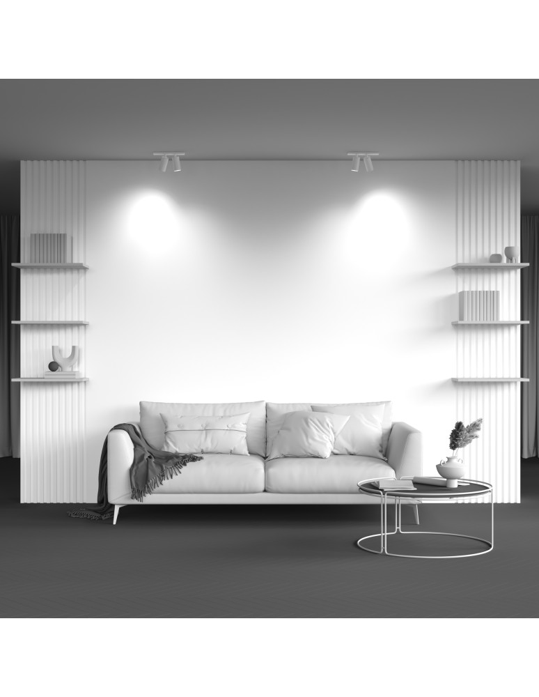 Adjustable ceiling lamps - spots - Maytoni FOCUS S Ceiling Lamp 2xGU10 10W White C051CL-U-2W. - product kolory-swiatla.pl 7