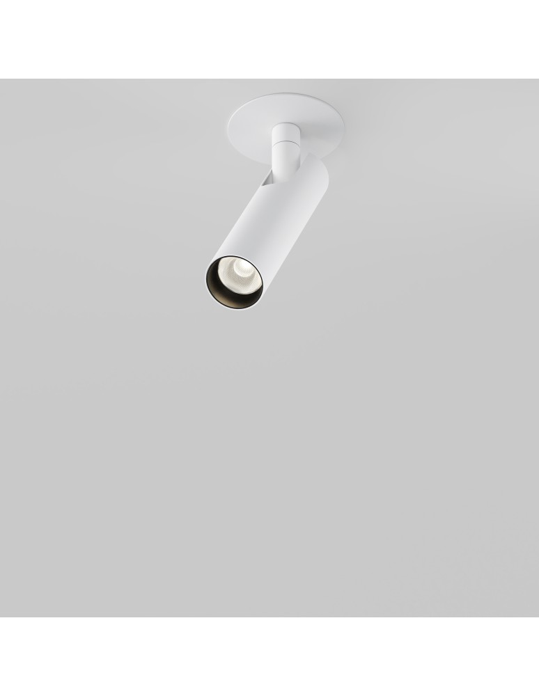 Recessed ceiling spotlights - Maytoni Focus T LED Flush Mounted Spotlight 6W 290lm 3000K White C141RS-L125-6W3K-W. - product kolory-swiatla.pl 4