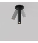 Recessed ceiling spotlights - Maytoni Focus T LED Flush Mounted Spotlight 7W 460lm 3000K Black C140RS-L200-7W3K-B. - product 6