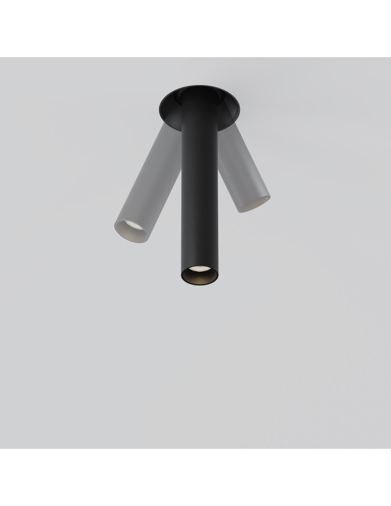 Recessed ceiling spotlights - Maytoni Focus T LED Flush Mounted Spotlight 7W 460lm 3000K Black C140TRS-L200-7W3K-B - product kolory-swiatla.pl 6