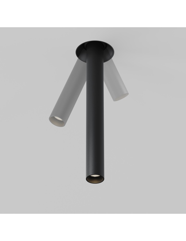 Recessed ceiling spotlights - Maytoni Focus T LED Flush Mounted Spotlight 7W 460lm 3000K Black C140TRS-L300-7W3K-B - product kolory-swiatla.pl 6