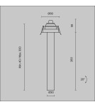 Recessed ceiling spotlights - Maytoni Focus T LED Flush Mounted Spotlight 7W 460lm 3000K Black C140RS-L300-7W3K-B. - product 8