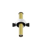 Recessed ceiling spotlights - Maytoni Focus T LED Flush Mounted Spotlight 7W 460lm 3000K Black and brass C140TRS-L200-7W3K-BBS - product 1