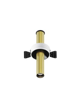 Maytoni Focus T Reflektor Podtynkowy LED 7W 460lm 3000K Black and brass C140TRS-L200-7W3K-BBS