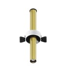 Recessed ceiling spotlights - Maytoni Focus T LED Flush Mounted Spotlight 7W 460lm 3000K Black and brass C140TRS-L300-7W3K-BBS - product 1