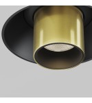 Recessed ceiling spotlights - Maytoni Focus T LED Flush Mounted Spotlight 7W 460lm 3000K Black and brass C140TRS-L300-7W3K-BBS - product 2
