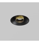 Recessed ceiling spotlights - Maytoni Focus T LED Flush Mounted Spotlight 7W 460lm 3000K Black and brass C140TRS-L300-7W3K-BBS - product 3