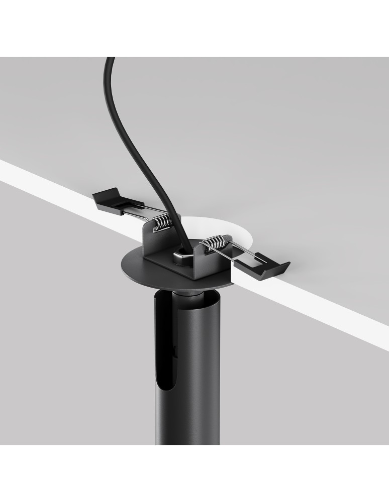 Recessed ceiling spotlights - Maytoni Focus T LED Flush Mounted Spotlight 6W 270lm 3000K Black C141RS-L125-6W3K-B. - product kolory-swiatla.pl 5