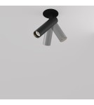 Recessed ceiling spotlights - Maytoni Focus T LED Flush Mounted Spotlight 6W 270lm 3000K Black C141RS-L125-6W3K-B. - product 6