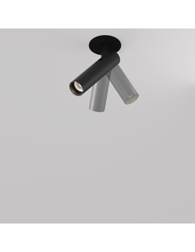 Recessed ceiling spotlights - Maytoni Focus T LED Flush Mounted Spotlight 6W 270lm 3000K Black C141RS-L125-6W3K-B. - product kolory-swiatla.pl 6