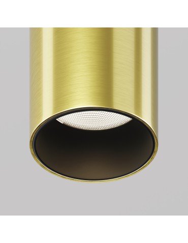 Maytoni Focus T Reflektor Podtynkowy LED 6W 280lm 3000K Black and brass C141RS-L125-6W3K-BBS - produkt 2