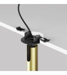 Recessed ceiling spotlights - Maytoni Focus T LED Flush Mounted Spotlight 6W 280lm 3000K Black and brass C141RS-L125-6W3K-BBS - product 5