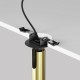 Maytoni Focus T Reflektor Podtynkowy LED 6W 280lm 3000K Black and brass C141RS-L125-6W3K-BBS