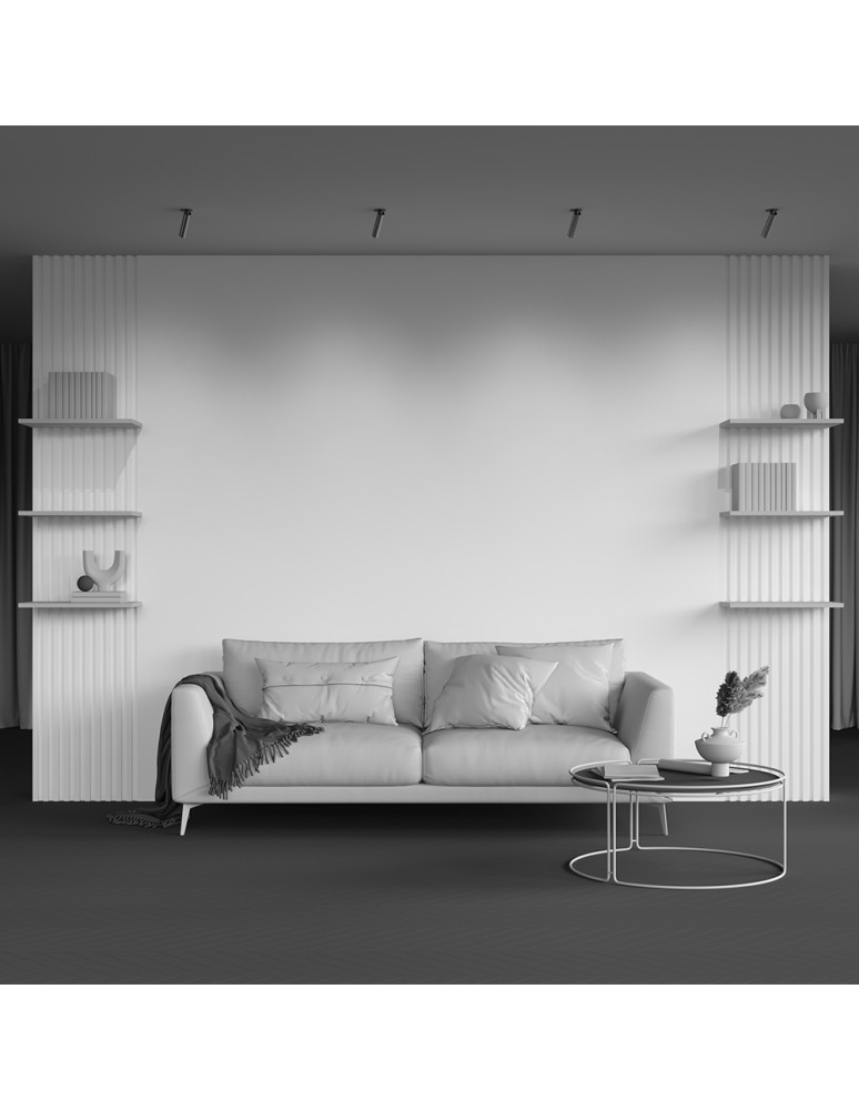 Recessed ceiling spotlights - Maytoni Focus T LED Flush Mounted Spotlight 6W 280lm 3000K Black and brass C141RS-L125-6W3K-BBS - product kolory-swiatla.pl 9