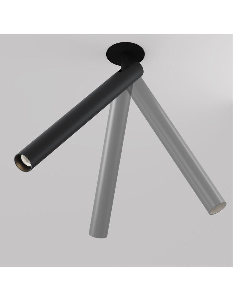 Recessed ceiling spotlights - Maytoni Focus T LED Flush Mounted Spotlight 6W 270lm 3000K Black C141RS-L300-6W3K-B. - product kolory-swiatla.pl 6